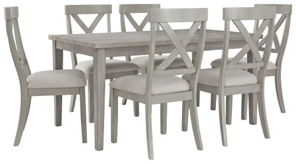 Parellen - Gray - Rectangular Dining Room Table Hot on Sale