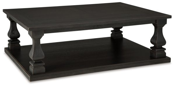 Wellturn - Black - Rectangular Cocktail Table Sale