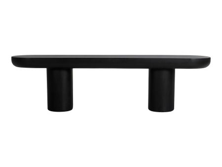 Rocca - Bench - Black - Concrete Online now