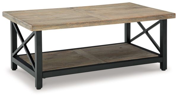 Bristenfort - Brown   Black - Rectangular Cocktail Table For Sale