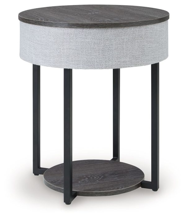 Sethlen - Gray   Black - Accent Table Online Hot Sale