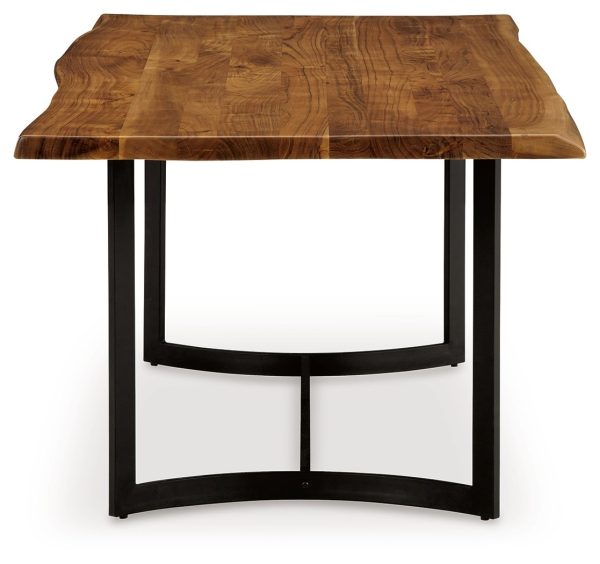 Fortmaine - Brown   Black - Rectangular Dining Room Table Online Sale