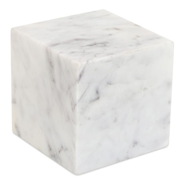 Cora - Cube Tabletop Accent - White Discount