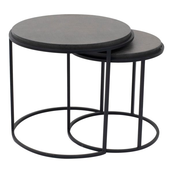 Roost - Nesting Tables (Set of 2) - Black For Cheap