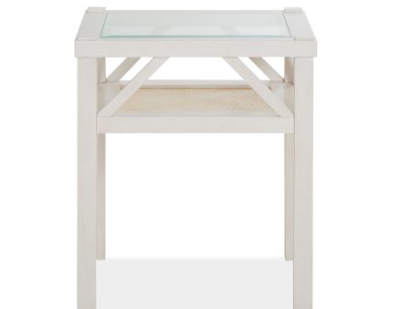 Ellison - Square End Table - Antique White For Cheap