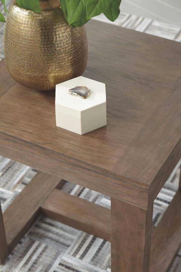 Cariton - Gray - Square End Table Online now