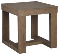 Cariton - Gray - Square End Table Online now