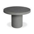 Cassius - Round Outdoor Dining Table - Cement Hot on Sale