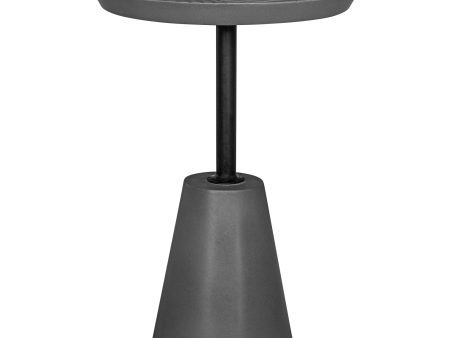 Foundation - Outdoor Accent Table - Gray For Discount