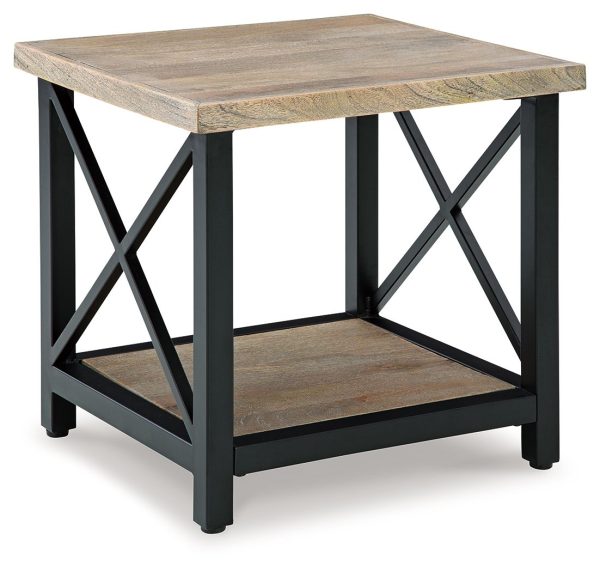 Bristenfort - Brown   Black - Rectangular End Table Hot on Sale