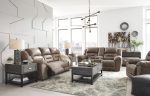 Stoneland - Fossil - Power Reclining Sofa - Faux Leather on Sale