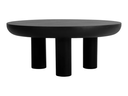 Rocca - Coffee Table - Black - Cement Online now