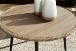 Amaris - Brown   Black - Round Dining Table Hot on Sale