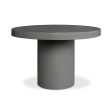 Cassius - Round Outdoor Dining Table - Cement Hot on Sale