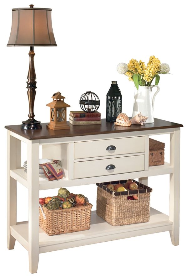 Whitesburg - Brown   Cottage White - Dining Room Server Sale