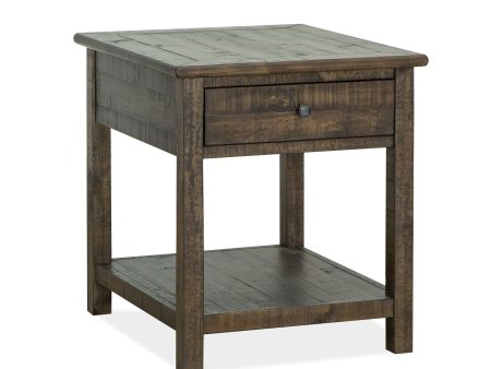 Smithton - Rectangular End Table - Homestead Brown Fashion