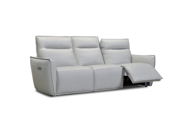 Modern Leather Reclining Sofa on Sale