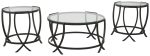 Tarrin - Black - Occasional Table Set (Set of 3) For Discount