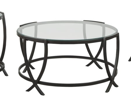 Tarrin - Black - Occasional Table Set (Set of 3) For Discount