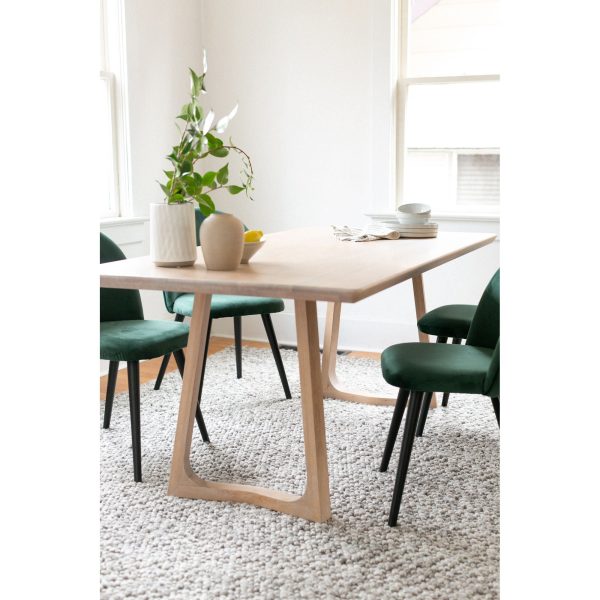 Silas - Dining Table - White Wash Fashion