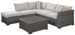 Cherry Point - Gray - 4 Pc. - Lounge Set Sale