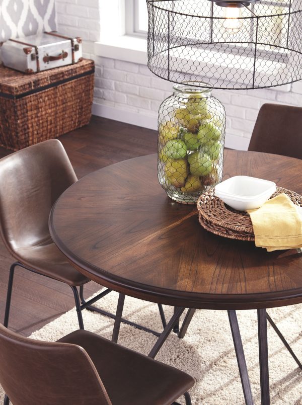 Centiar - Brown - Round Dining Room Table Discount