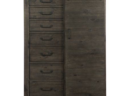 Abington - Door Chest - Weathered Charcoal Discount