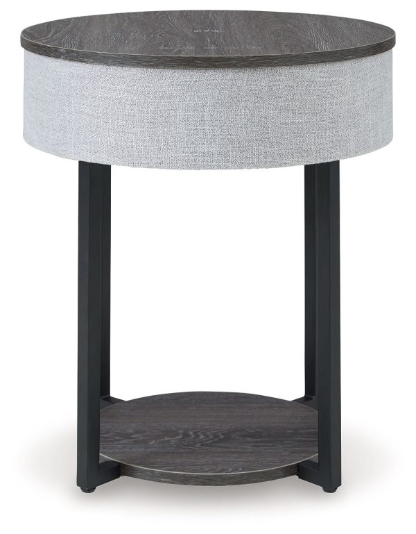 Sethlen - Gray   Black - Accent Table Online Hot Sale