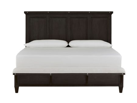 Sierra - Complete Panel Bed With Upholstered Footboard For Sale