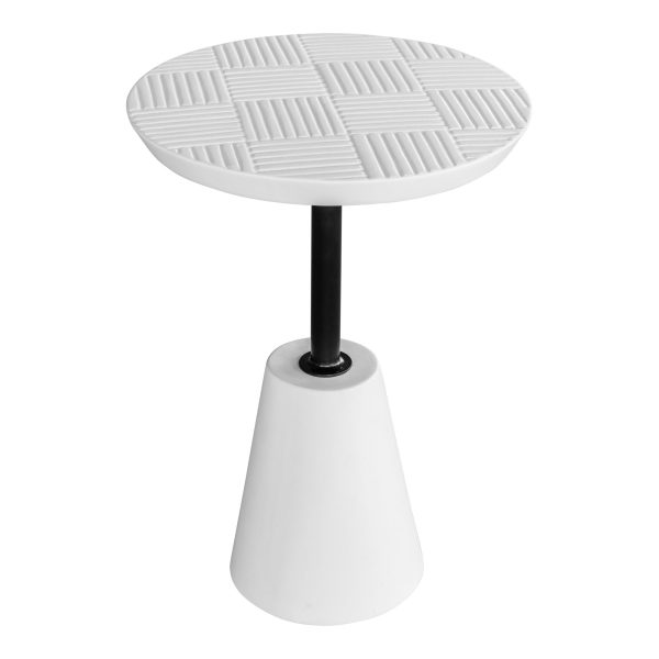 Foundation - Outdoor Accent Table - White Hot on Sale