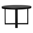 Jedrik - Round Outdoor Dining Table - Black on Sale