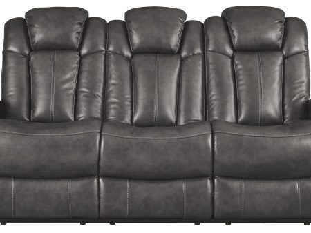 Turbulance - Quarry - PWR REC Sofa with ADJ Headrest Hot on Sale