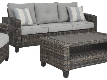 Cloverbrooke - Gray - Sofa, Chairs, Table Set (Set of 4) Cheap