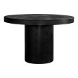 Cassius - Round Outdoor Dining Table - Black - Concrete on Sale