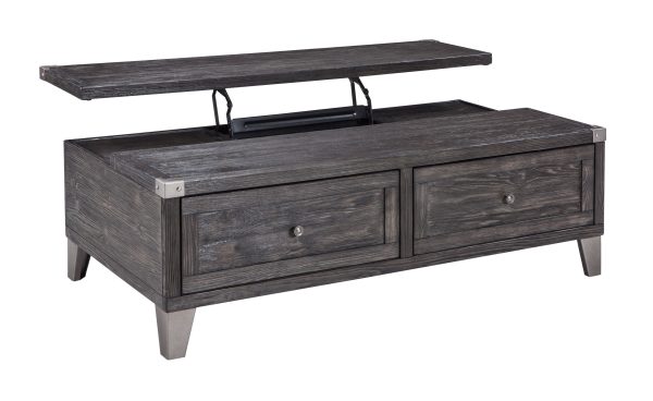 Todoe - Dark Gray - Lift Top Cocktail Table Hot on Sale