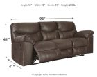 Boxberg - Teak - Reclining Sofa Fashion