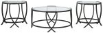 Tarrin - Black - Occasional Table Set (Set of 3) For Discount