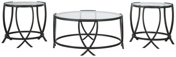 Tarrin - Black - Occasional Table Set (Set of 3) For Discount