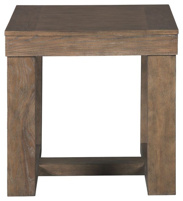 Cariton - Gray - Square End Table Online now