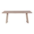 Silas - Dining Table - White Wash Fashion