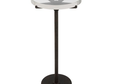 Forge - Industrial Accent Table - Black For Sale