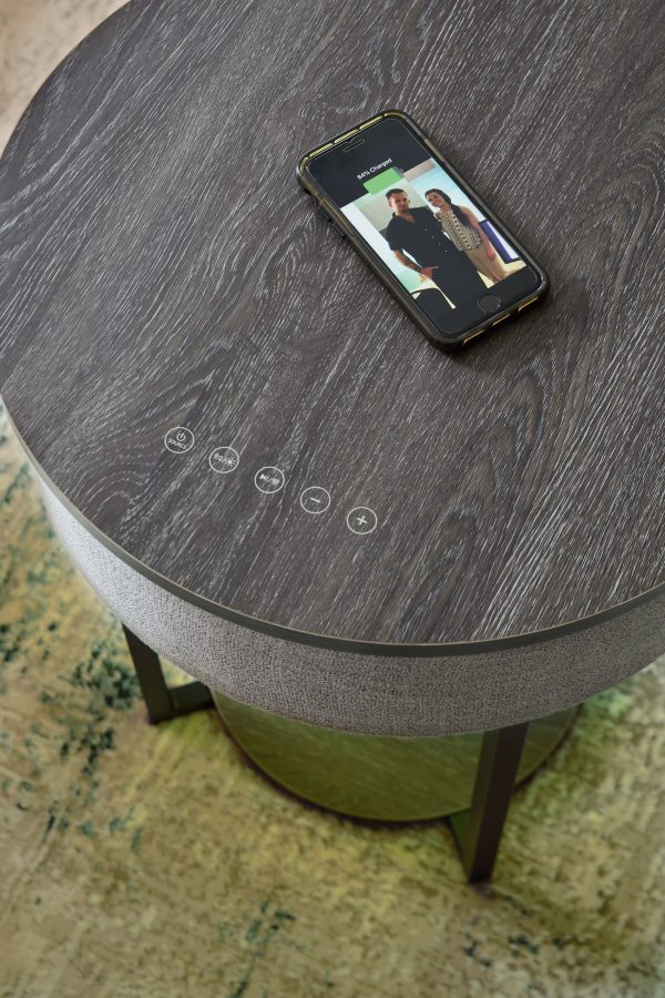 Sethlen - Gray   Black - Accent Table Online Hot Sale