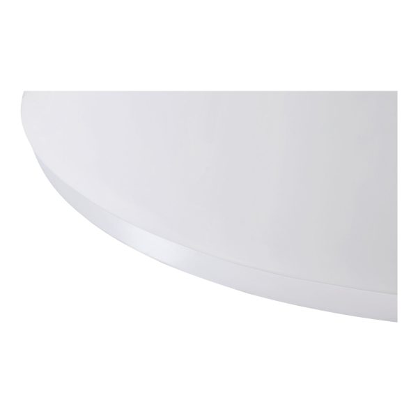 Otago - Round Dining Table - High Gloss White Fashion