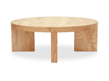 Oregon - Round Coffee Table - Natural Online Sale