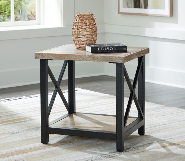 Bristenfort - Brown   Black - Rectangular End Table Hot on Sale