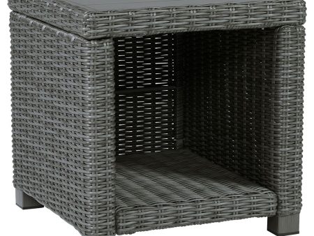 Elite Park - Gray - Square End Table Fashion