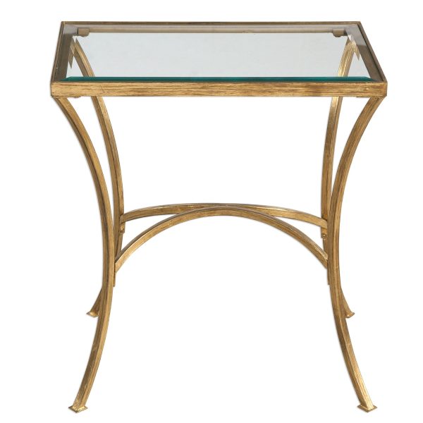 Alayna - End Table - Gold Discount