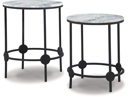 Beashaw - Gray   Black - Accent Table Set (Set of 2) Sale