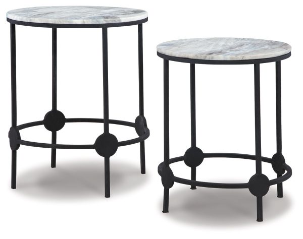 Beashaw - Gray   Black - Accent Table Set (Set of 2) Sale