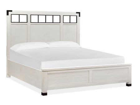 Harper Springs - Complete Panel Bed With Metal Headboard Online